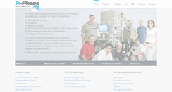 Desktop Screenshot of in-phasetech.com